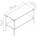 G21 Regál 115 x 40 cm pre záhradné domčeky a skleníky 63900484