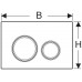 BAZÁR Geberit Sigma21 Ovládací tlačítko, kovová barva pochromované 115.884.SI.1 ROZBALENO!