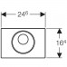 GEBERIT - ovládacie tlačidlo SIGMA 10, bezdotykové, nerez 115.890.SN.5