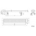 FLOW 67 nerezový kanálik s krycím roštom, do priestoru 670x150mm