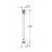 GROHE SILVERFLEX sprchová hadica 1750 mm kartáčovaný tmavý grafit 28388AL0
