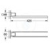 GROHE Allure držiak na uteráky, chróm 40342000