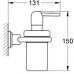 GROHE Atrio dávkovač tekutého mydla, chróm 40306000