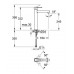 GROHE Quadra - Batérie pre umývadlovú misu, chróm 23404000