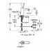GROHE Eurodisc Joystick - Páková umývadlová batéria, chróm 23425000