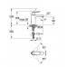GROHE Eurosmart Cosmopolitan páková umývadlová batéria DN 15, chróm 23326000