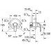 GROHE Eurosmart páková sprchová batéria, DN 15, chróm 33556001