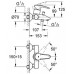 Grohe Eurostyle páková vaňová batéria DN 15, chróm 33591001