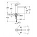 GROHE Concetto páková drezová batéria, DN 15, supersteel 31128DC1