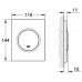 GROHE Nova Cosmopolitan ovládacie tlačidlo 38804000G