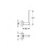 GROHE Essentials Cube - Držiak náhradného toaletného papiera,chróm 40623000