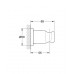 GROHE Držiaky - Rainshower nástenný držiak sprchy, biela 27074LS0