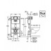 GROHE Rapid SL - Rapid SL pre závesné WC 38525001