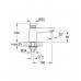 GROHE Euroeco Cosmopolitan T samouzávěrný stojánkový ventil, DN 15, chróm 36265000