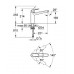 GROHE Eurodisc Cosmopolitan páková drezová batéria, DN 15, chróm 33312002