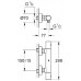 GROHE Grohtherm 1000 Cosmopolitan termostatická sprchová batéria, DN 15, chróm 34065000 