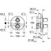 GROHE Grohtherm 1000 termostatická sprchová batéria, DN 15, chróm 34161000 