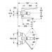 GROHE Grohtherm Ergomix termostatická lekárska batéria, DN15, chróm 34020000