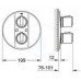 GROHE Grohtherm 2000 19354000 termostatická sprchová batéria