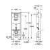 GROHE Rapid SL pre závesné WC 38675001