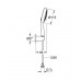 GROHE Power & Soul Cosmopolitan 115 sprchový set, chróm 27838000