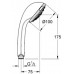 GROHE Relexa Massage ručná sprcha, DN 15, chróm 28795000