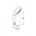 GROHE Relexa Rustic 100 ručná sprcha, chróm 27123000