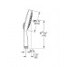 GROHE Power & Soul-Ručná sprcha Massage Cosmopolitan, 4jet, biela / chróm 27663LS0