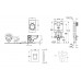 GROHE Uniset - Uniset pre závesné WC, kompletná sada 38643SET-KV