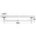 GROHE Sinfonia držiak na osušky 600 mm, chróm / zlato 40049IG0