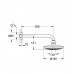 GROHE Euphoria Cosmopolitan-Hlavová sprcha, priem. 180mm, rameno 286mm,chróm 26072000