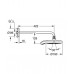 GROHE Power & Soul-Hlavová sprcha Cosmopolitan, rameno 422 mm,chróm 26172000