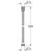 GROHE Relexaflex sprchová hadica 1250 mm, chróm 28150000