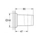 GROHE Allure Brilliant Držiak sprchy, chróm, hranatá rozeta, 27706000