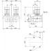 Grundfos In-Line čerpadlo TP 50-120/2 B 2 x 0.75 kW 280mm 96402120