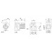 Grundfos čerpadlo obehové UPS 32-60F B, PN6/10, 1x230 - 240V, 50Hz 96401797