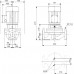 Grundfos In-Line čerpadlo TP 65-60/4 B, 0.55 kW, 3 x 220-240D/380-415Y V, 340 mm 96402254