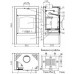 HAAS + SOHN Krbové kachle Vaasa Plus V antracit-strieborná 0430815050000