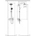 Hansgrohe Raindance Select S 240 1jet Showerpipe EcoSmart 9 l / min 27116000