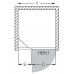 ROLTECHNIK Sprchové dvere HBN1/1000 brillant premium/transparent 287-1000000-06-02