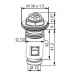 HEIMEIER Ventilová vložka 1/2" pre vykurovacie telesá VK 4333-00.301