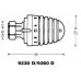 HERZ Termostatická hlavica "D" 9260 PORSCHE-design s objímkou/západkou 1926099