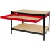 Holzmann Pracovný stôl so zásuvkou (100kg/1210x605mm) WT40