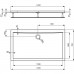 IDEAL Standard ULTRA Flat obdĺžniková sprchová vanička 120x70 cm K193601