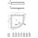 IDEAL Standard SIMPLICITY Stone sprchová vanička 100 LP , liaty mramor L505901