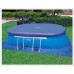 INTEX OVAL FRAME POOL 6,10 x 3,66 x 1,22 m s katrušovou filtračné pumpou (12 V) 26194GN