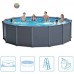 INTEX GRAPHITE GRAY PANEL POOL 4,78 x 1,24 m (set) 26382NP