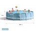 INTEX PRISM FRAME POOL SET Bazén 457 x 84 cm s kartušovou filtráciou, 28728GN