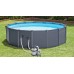 INTEX Graphite Panel Pool Set Bazén 478 x 124 cm, 28382GN