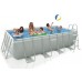 INTEX Bazén Frame Pool Set Ultra Quadra 400 x 200 x 100 cm, filtrácia a schodíky 128350GS